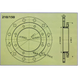 Редукційний фланець 210/150 (reduction flange) DZD-00140 фото 2