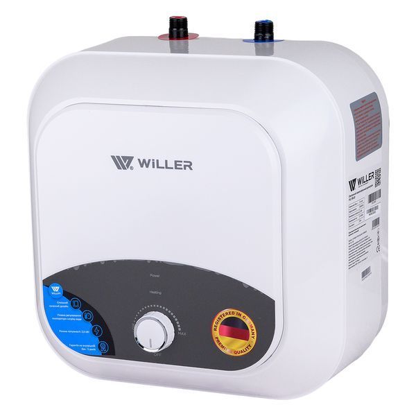 Водонагрівач побутовий електричний Willer PUL30R-Elf під мийкою WIL-82209-W фото